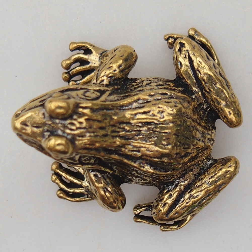 Metallfigur – Frosch