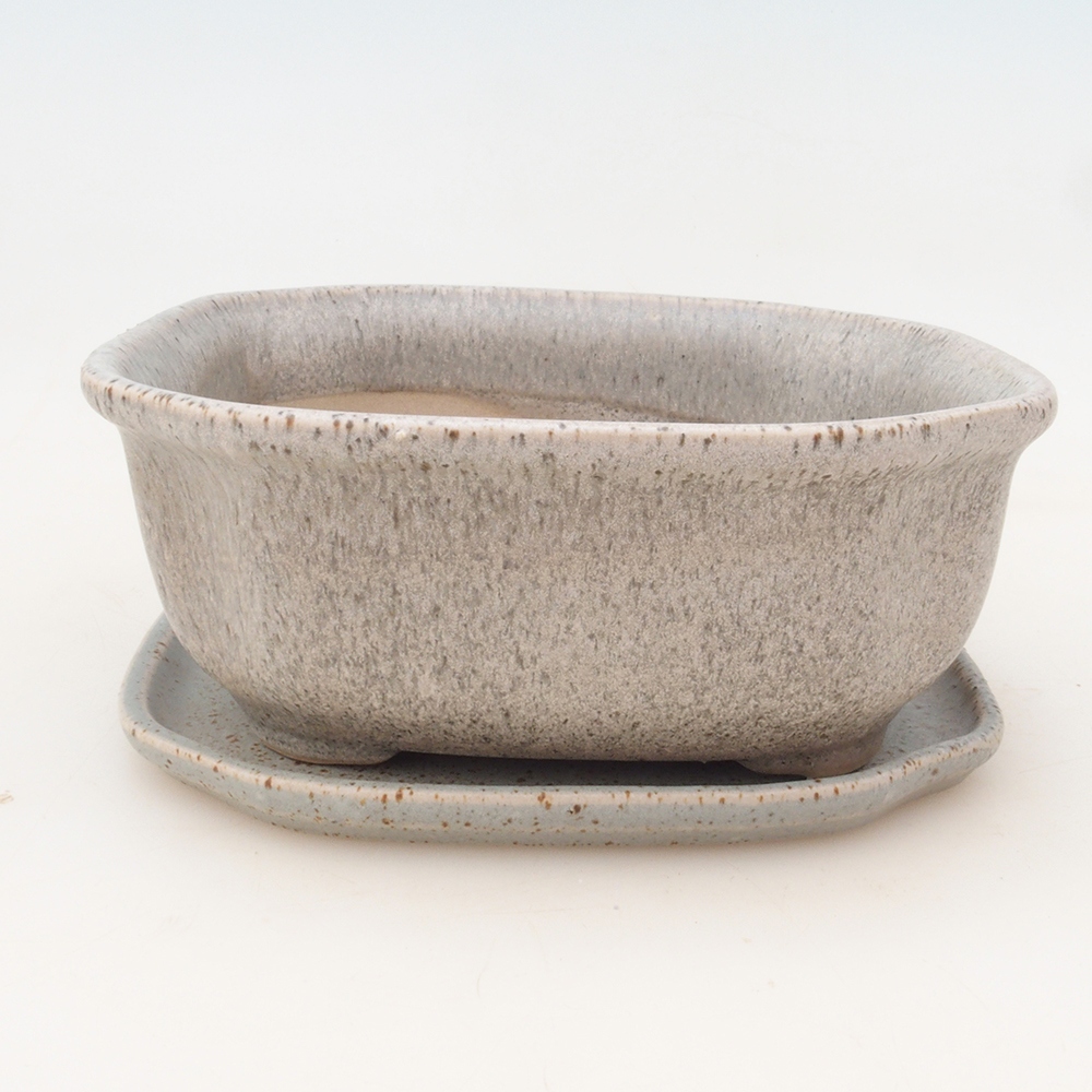 Bonsai-Schale + Untertasse H32 – Beige