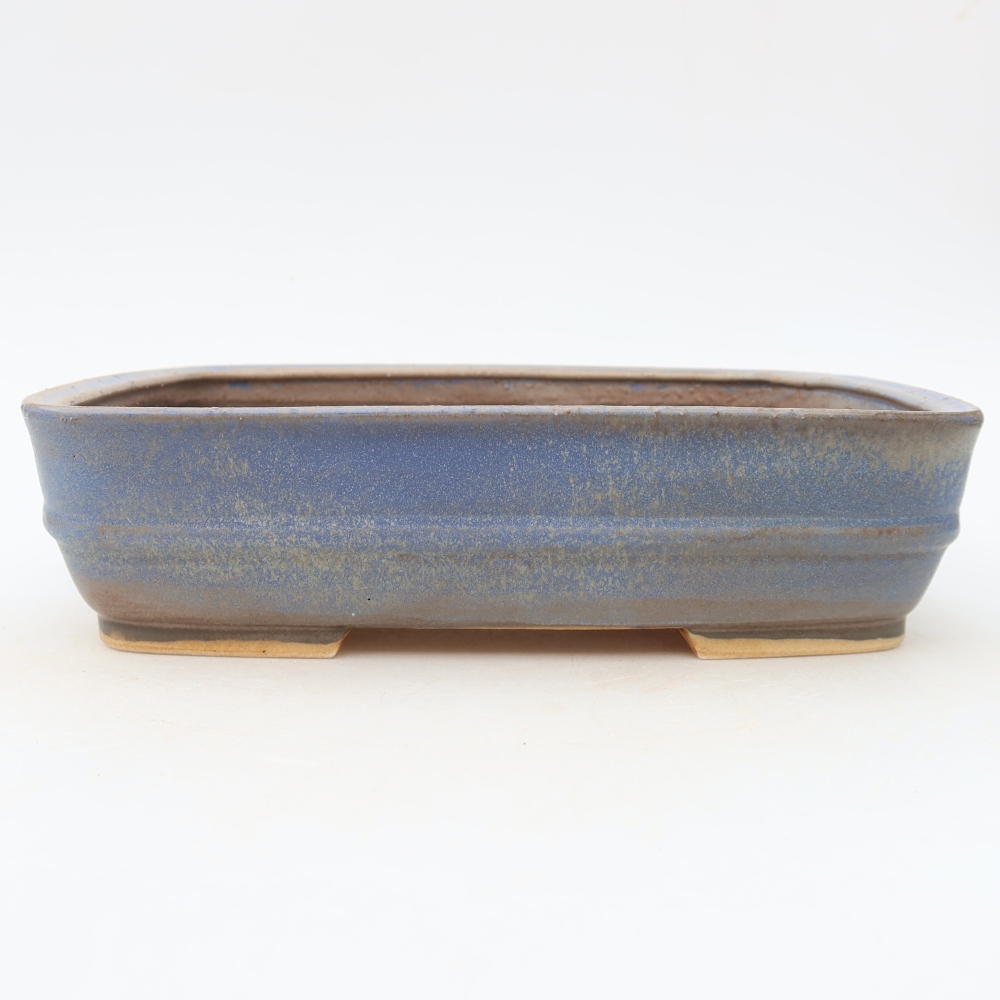 Keramik-Bonsai-Schale 23 x 19 x 6 cm, Farbe: Blau
