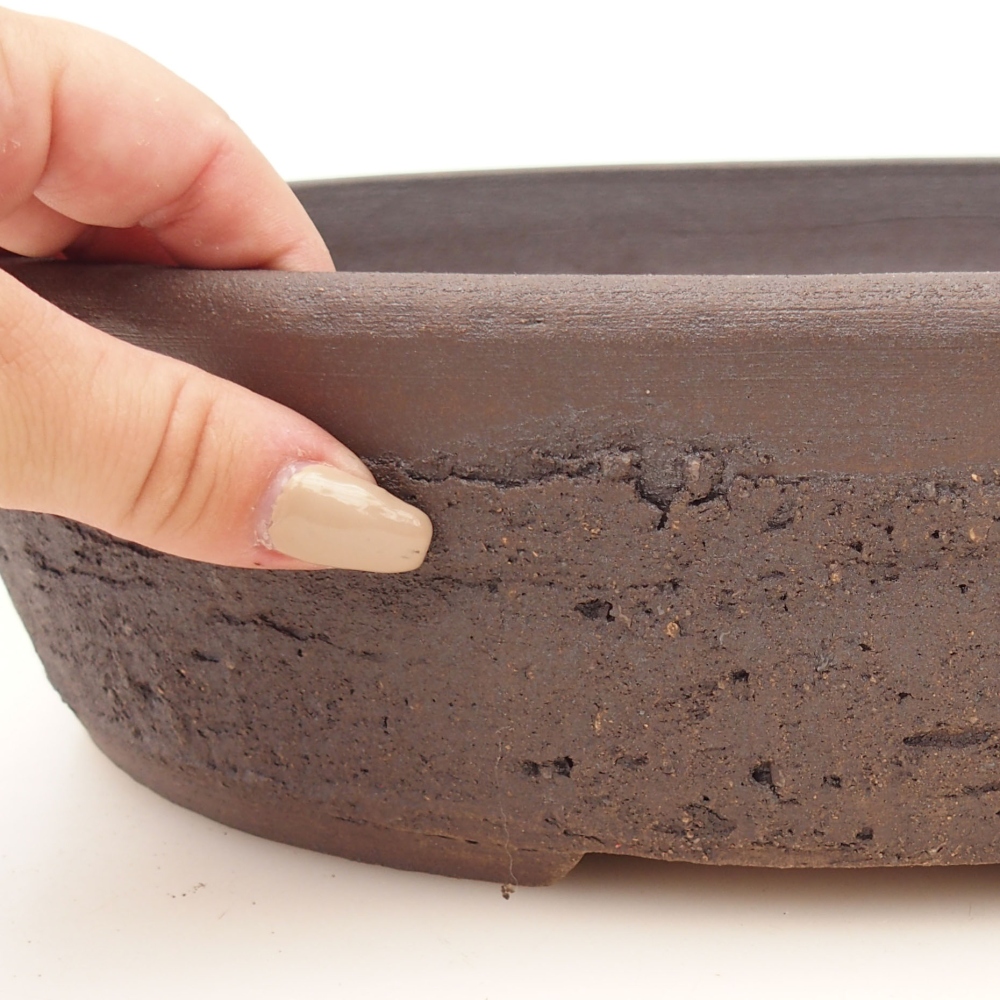 Bonsaischale 32,5 x 25,5 x 8,5 cm , Farbe braun