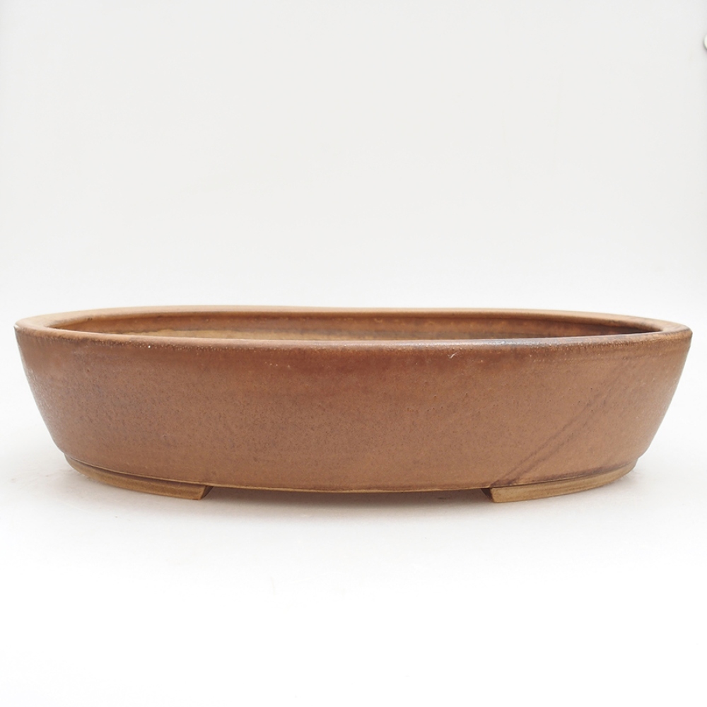 Keramik-Bonsaischale 32 x 28 x 6,5 cm, Farbe Rosa