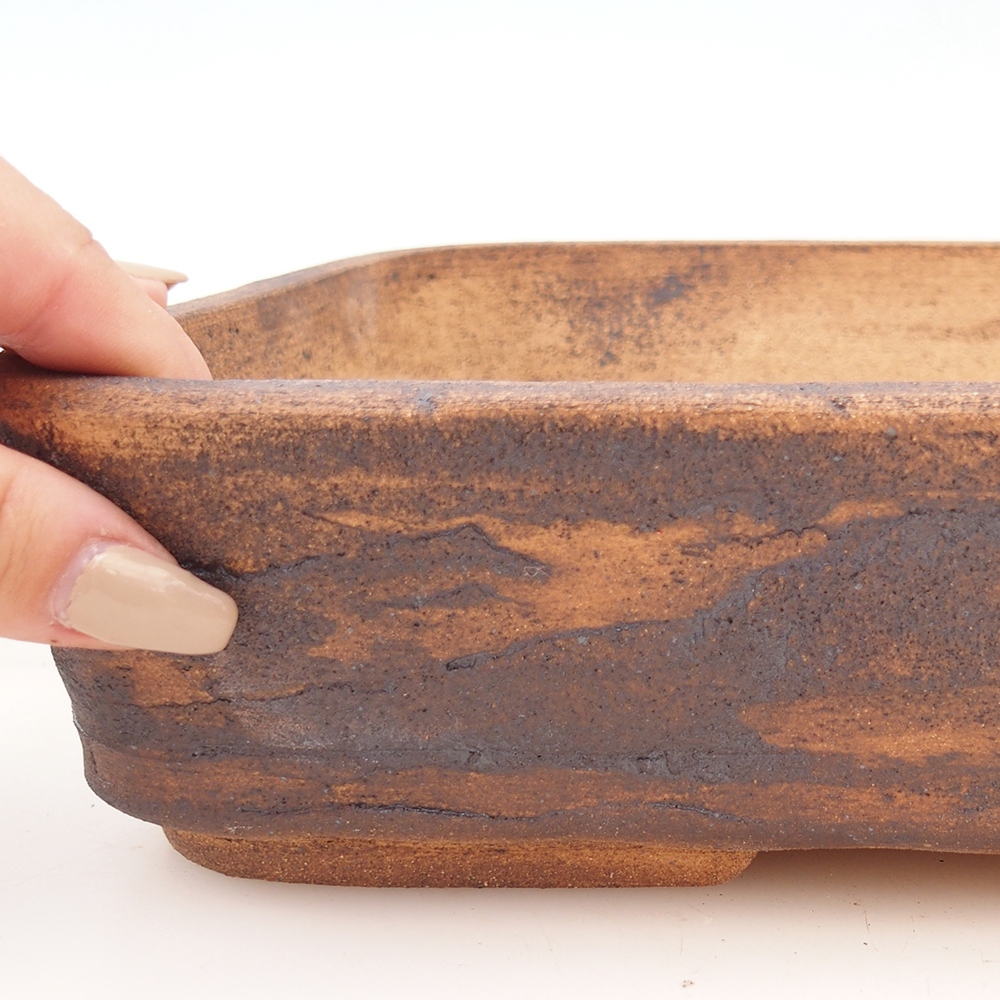 Bonsaischale 29 x 24 x 7 cm , Farbe braun