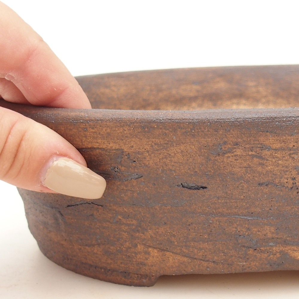 Bonsaischale 20 x 16 x 6 cm , Farbe braun