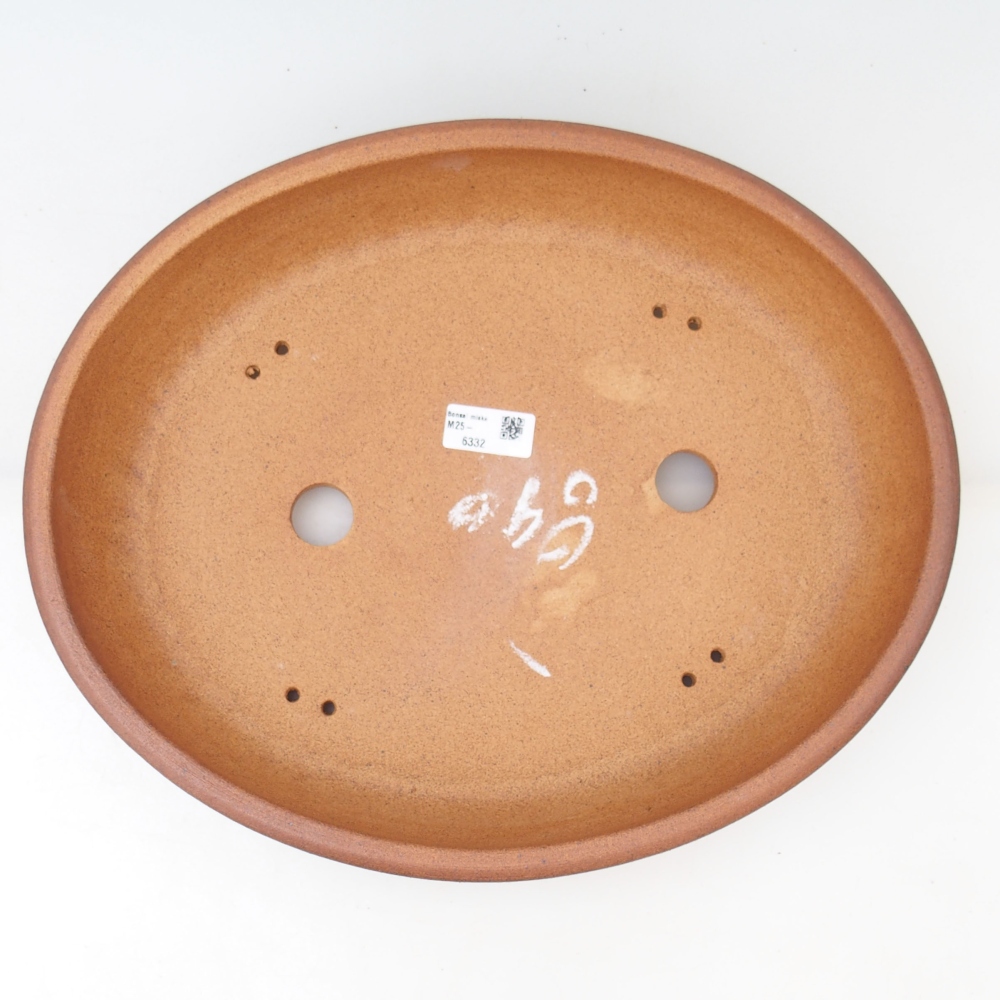 Bonsaischale 38 x 31,5 x 8,5 cm , Farbe braun