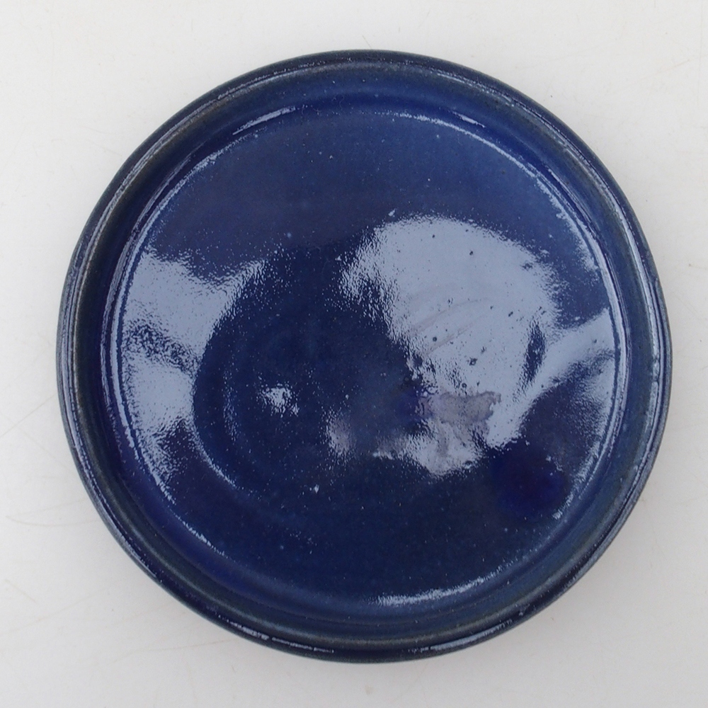 Bonsai-Schale rund D6-S - 10 x 10 x 1 cm - blau