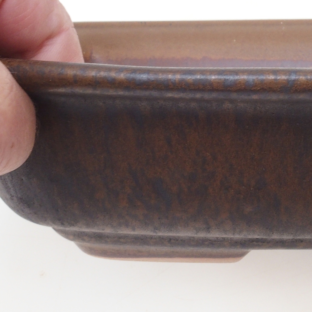 Bonsai-Schale H08 – 25 x 19,5 x 6 cm – braun
