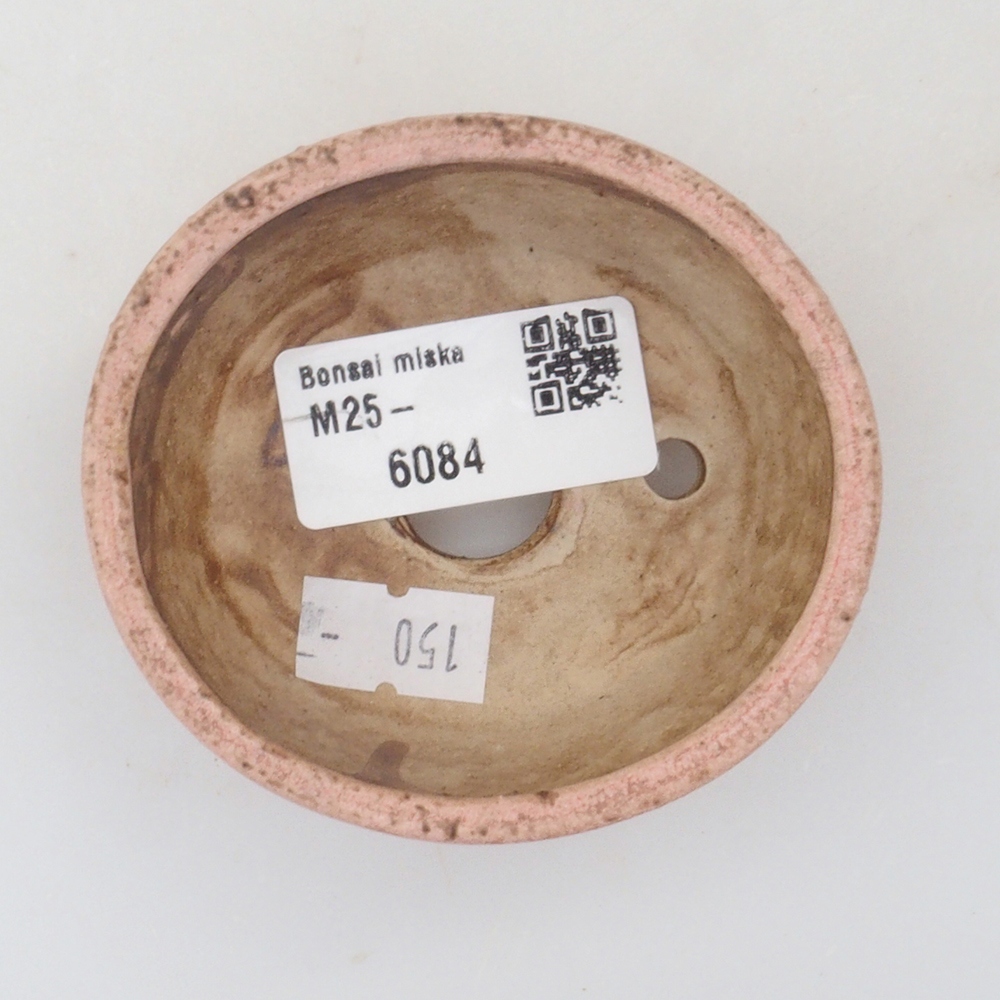 Bonsaischale aus Keramik 10,5 x 9 x 4 cm, Farbe rosa