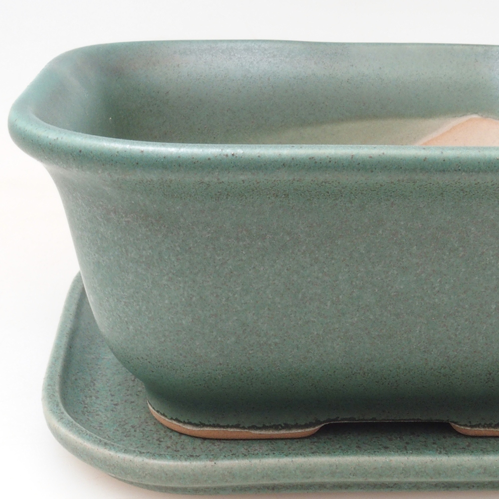 Bonsai-Schale + Untertasse H01 – 12 x 9 x 5 cm