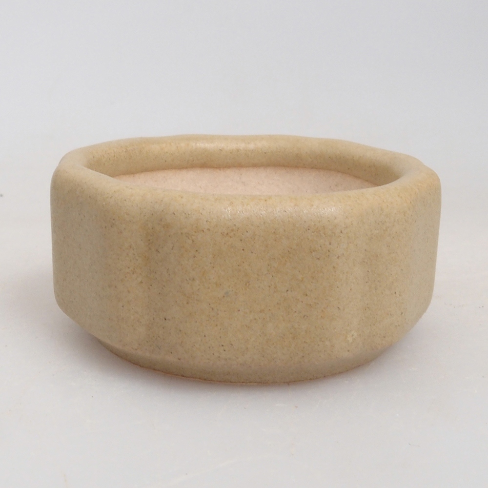 Mini-Bonsaischale 4,5 x 4,5 x 2  cm, Farbe braun