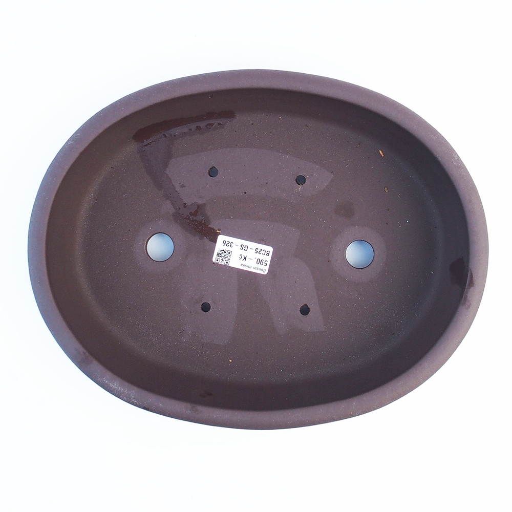 Schale 31 x 24 x 6,5 cm braun