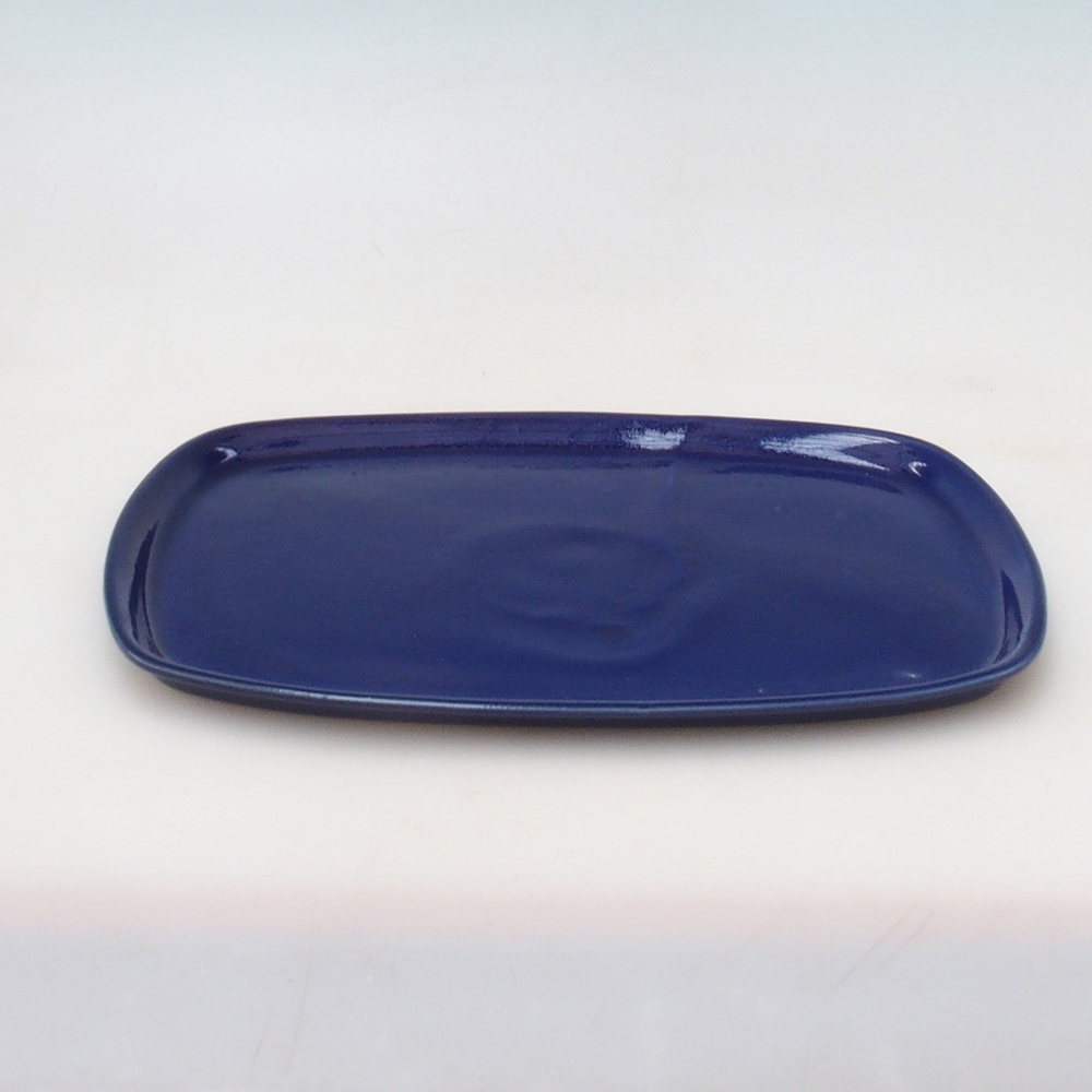 Keramikuntertasse H09 – 28,5 x 19,5 x 1,5 cm – blau