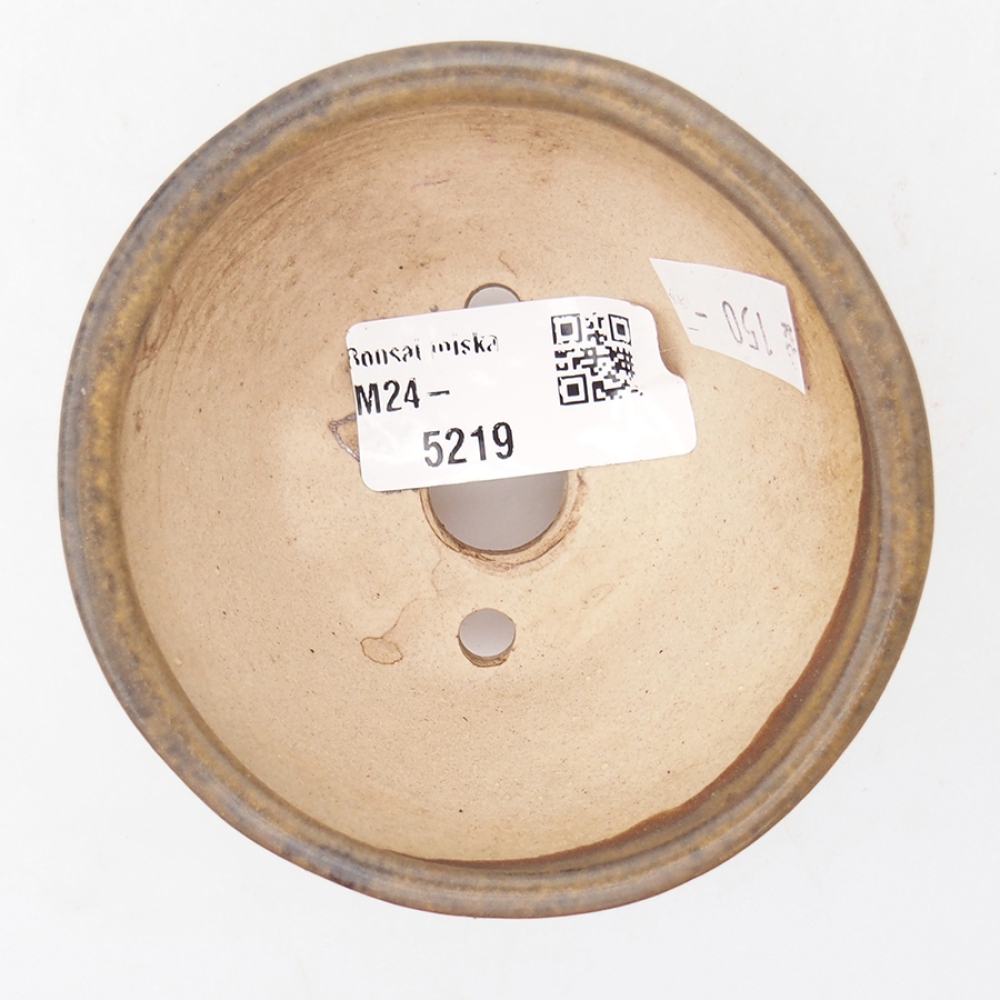 Bonsaischale aus Keramik 8 x 8 x 5,5 cm, Farbe braun