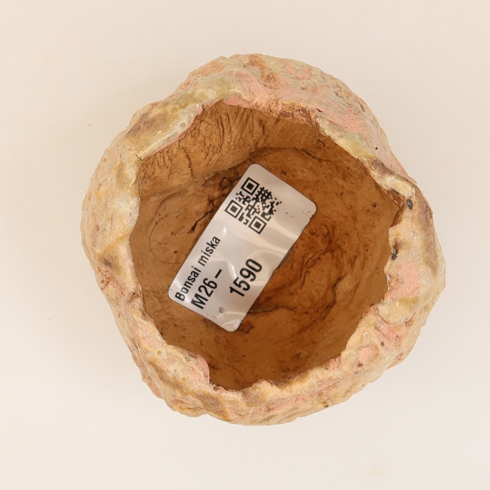 Keramische Muschel 5 x 5 x 6 cm , Farbe rosa