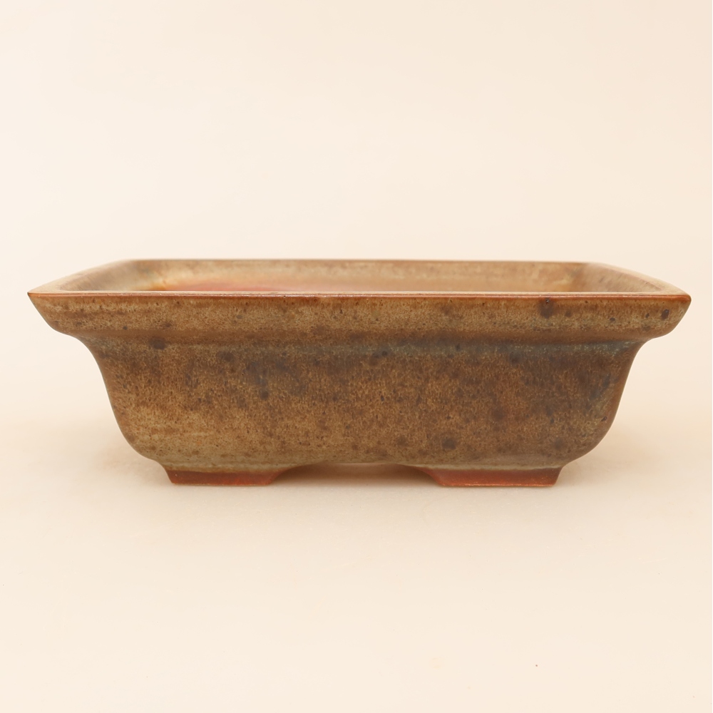 Keramikschale  14,5 x 10 x 5 cm, Farbe: braun