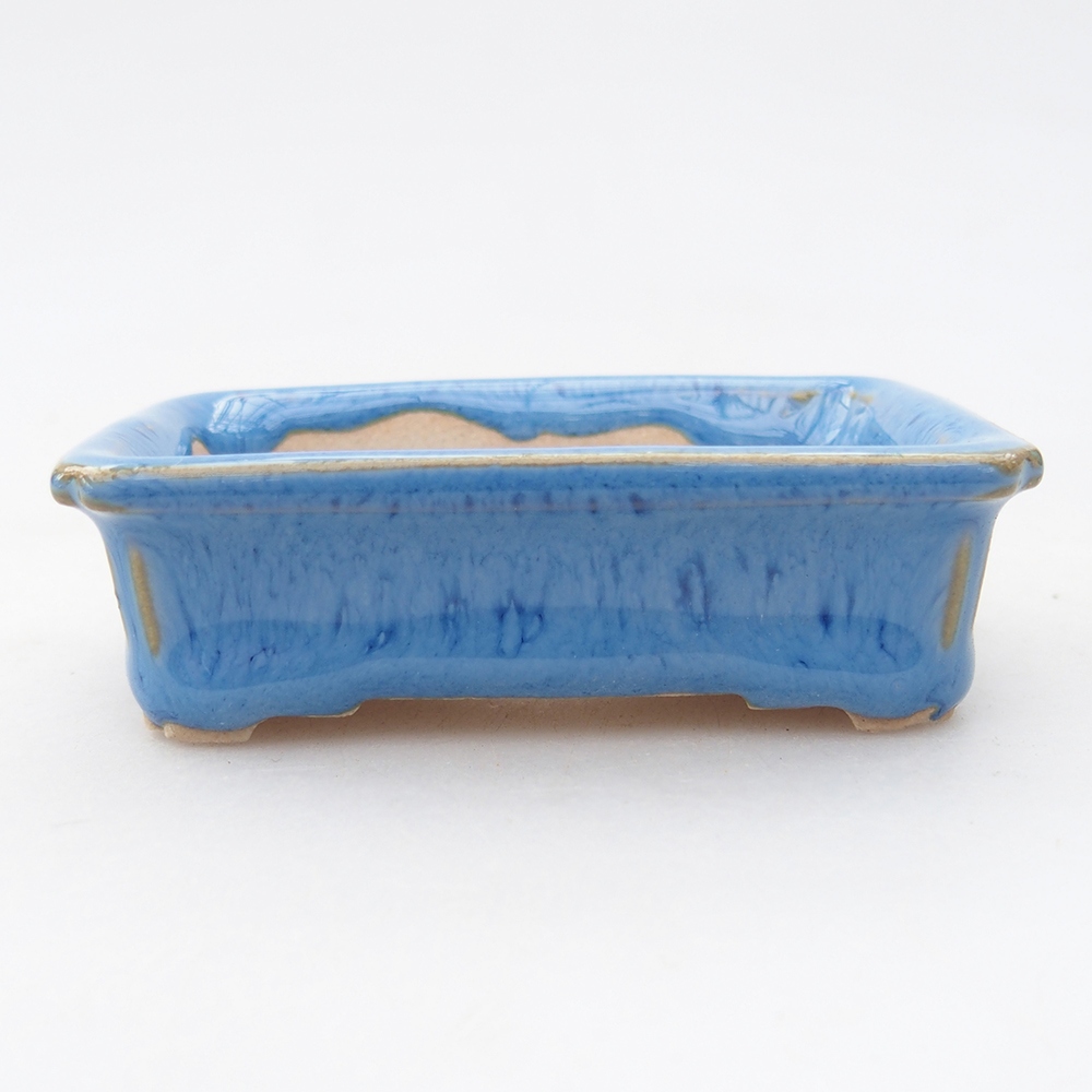 Mini-Bonsaischale 7 x 5 x 2 cm, blau