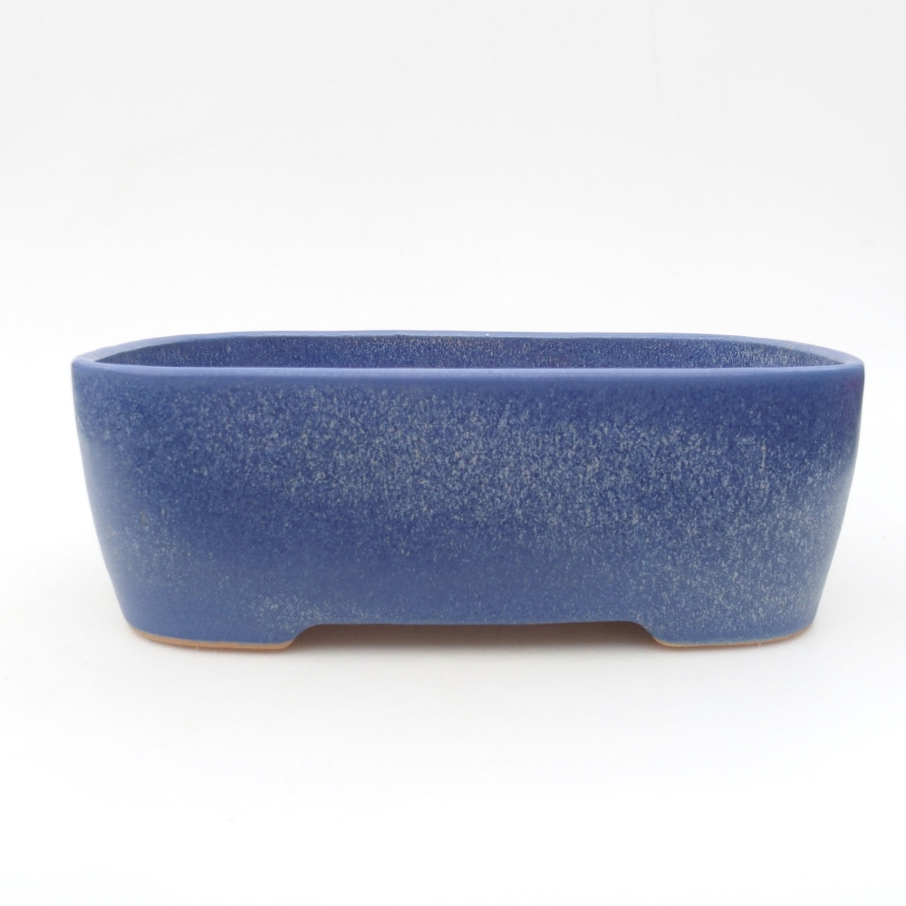 Keramik-Bonsaischale 23 x 18 x 7,5 cm, Farbe blau