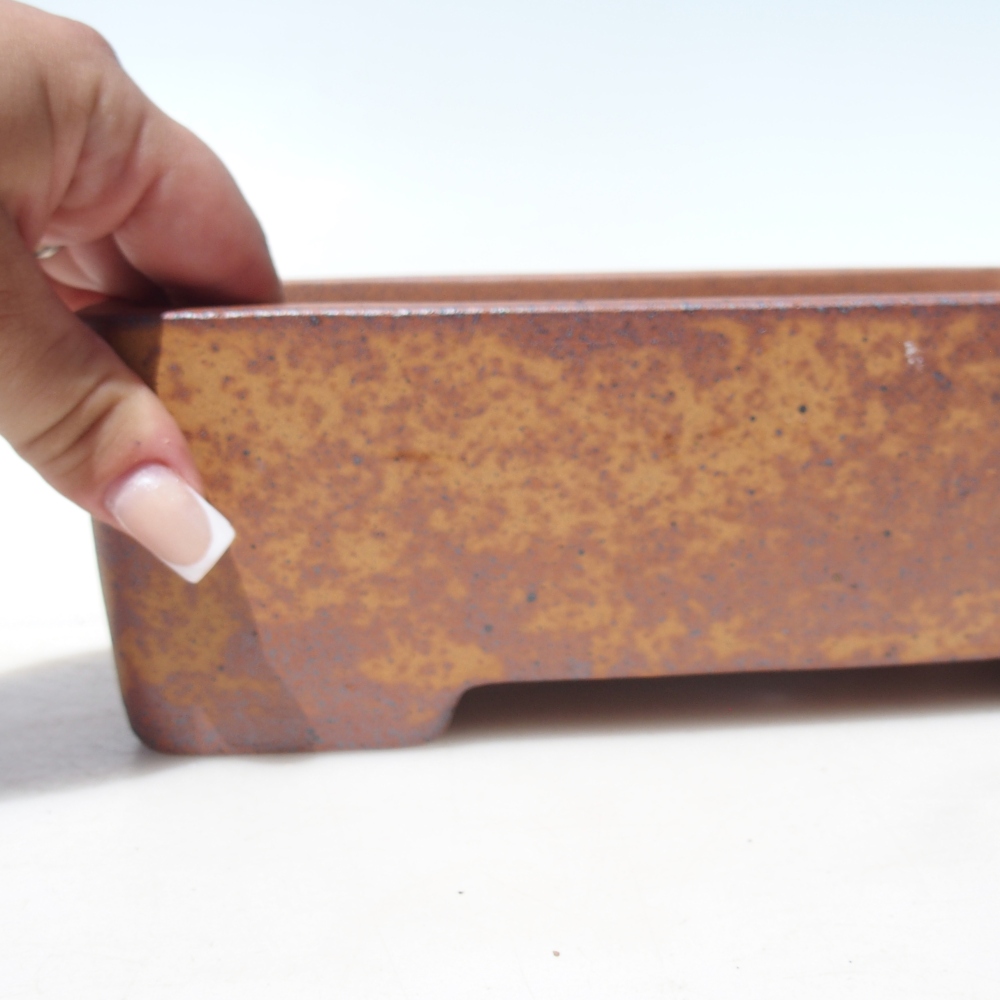 Schale 23,5 x 14 x 7,5 cm braun