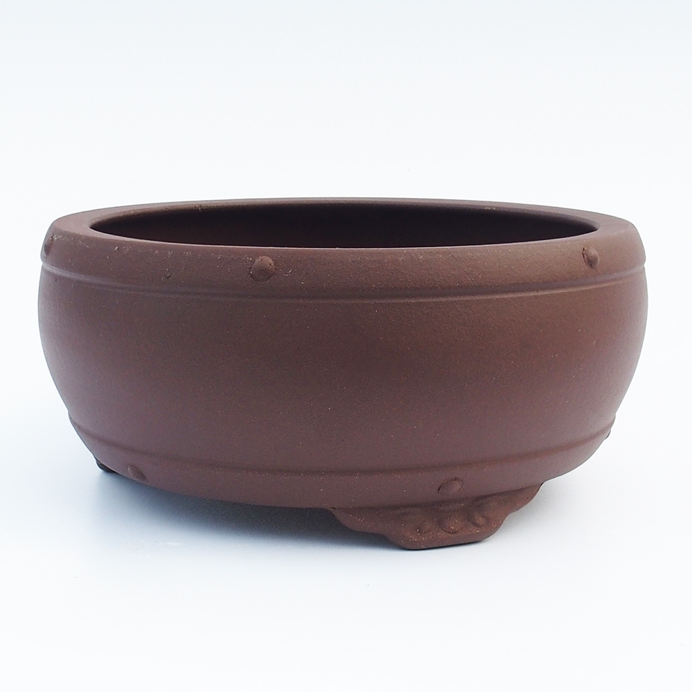 Schale 24 x 24 x 10,5 cm braun
