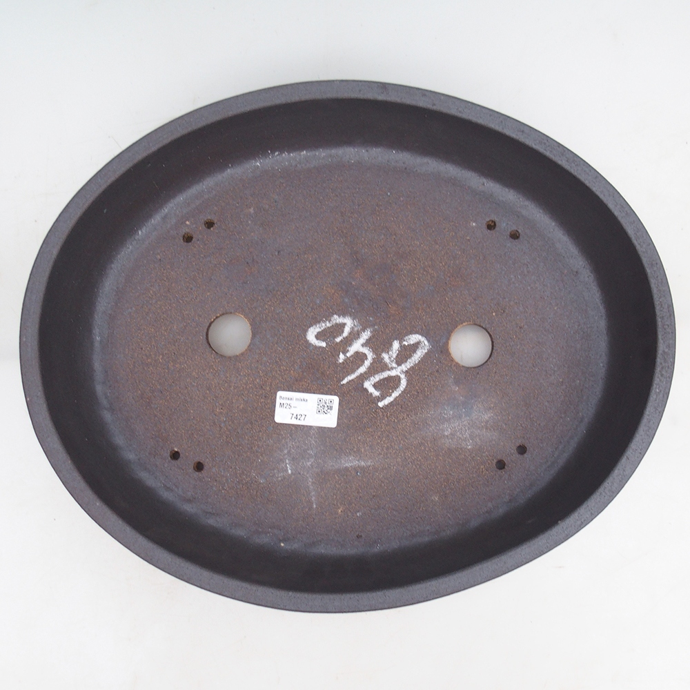 Bonsaischale 39 x 31,5 x 7,5 cm , Farbe braun