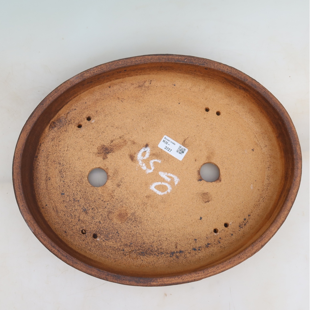 Keramik-Bonsai-Schale 38 x 30 x 7,5 cm, Farbe: braun