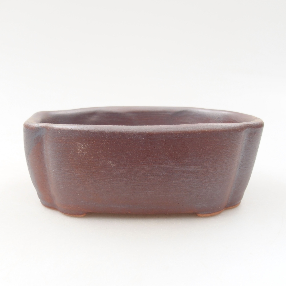 Keramik-Bonsaischale 12 x 9 x 4,5 cm, Farbe  metallische