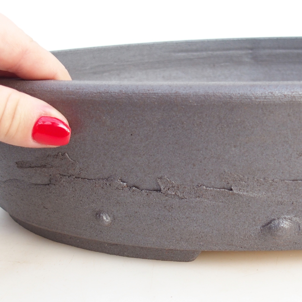 Bonsaischale 38 x 31,5 x 8 cm , Farbe braun