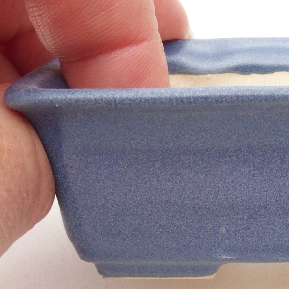 Mini-Bonsaischale 8 x 6 x 3  cm, Farbe blau