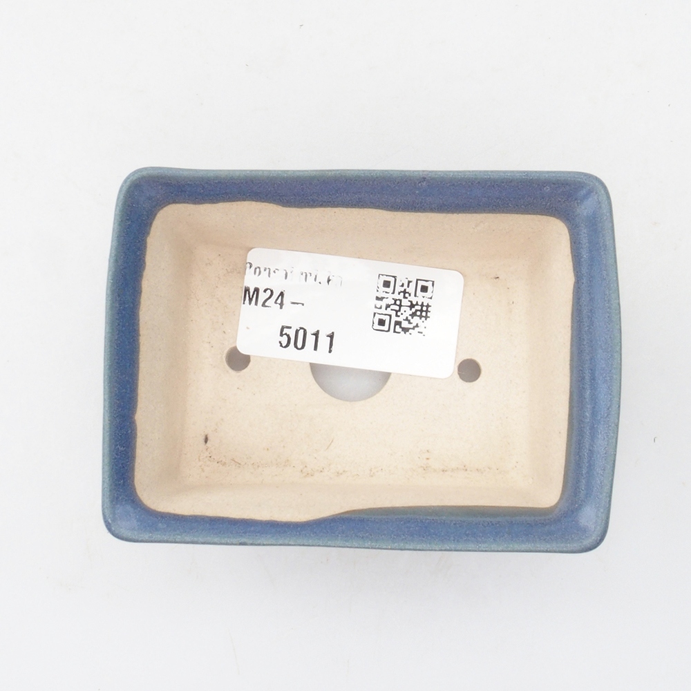 Mini-Bonsaischale 8 x 6 x 3  cm, Farbe blau