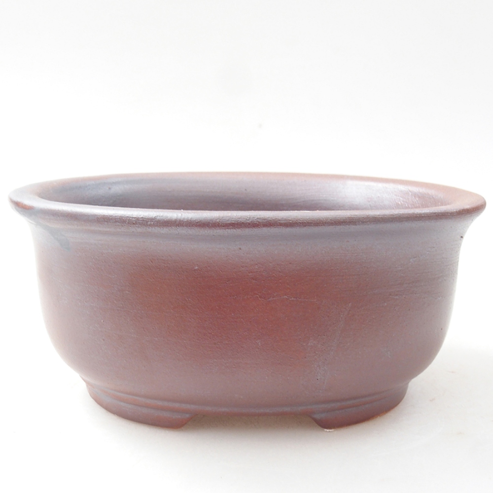 Keramik-Bonsaischale 12 x 10 x 5,5 cm, Farbe braun