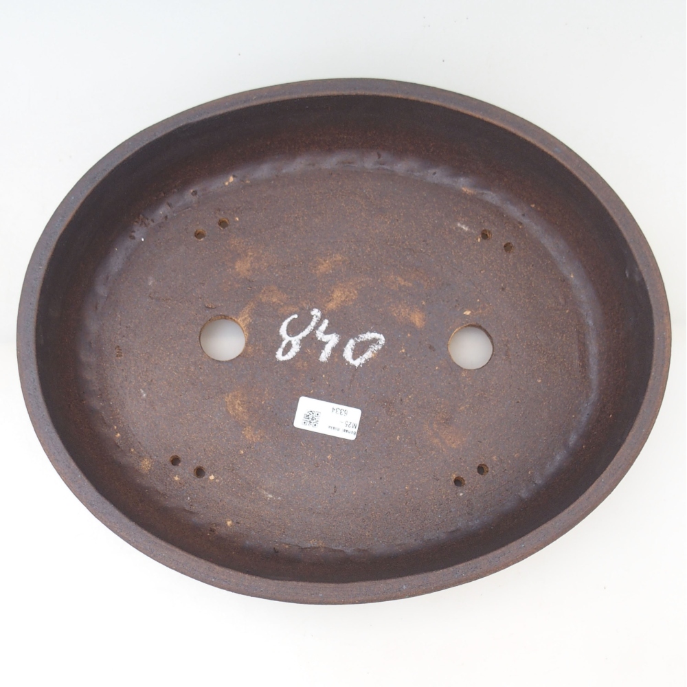 Bonsaischale 38 x 31,5 x 8,5 cm , Farbe braun