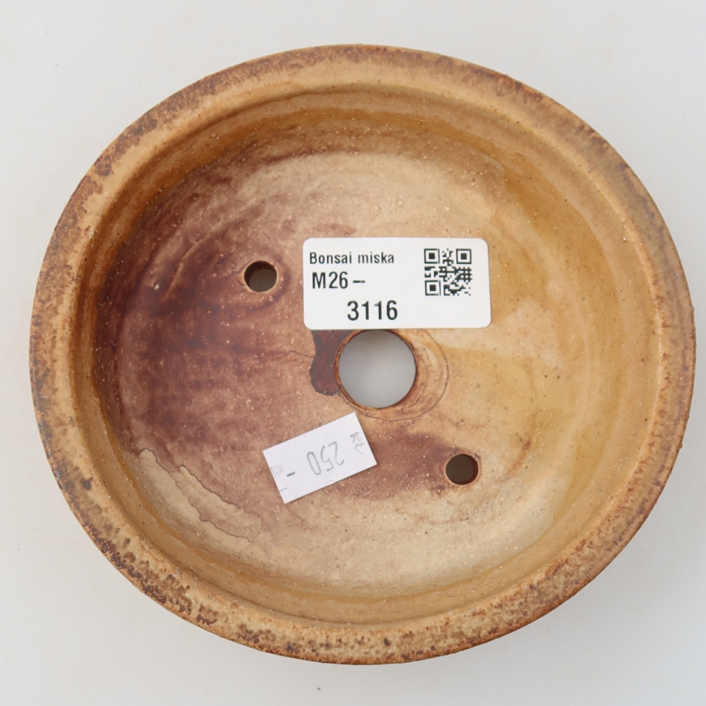 Keramik-Bonsai-Schale 12,5 x 11,5 x 3,5 cm, Farbe: Rosa