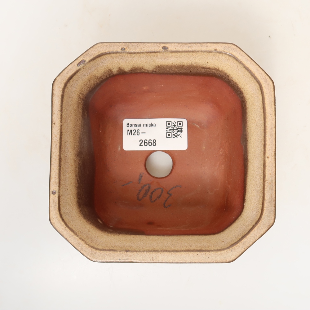 Keramikschale  11,5 x 11,5 x 7 cm, Farbe: Beige
