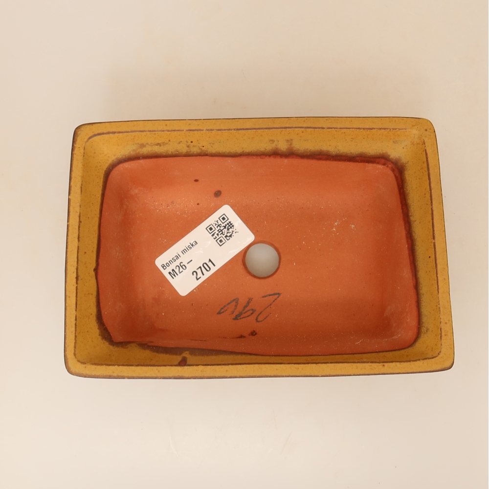 Keramikschale  14,5 x 10 x 5 cm, Farbe: Gelb
