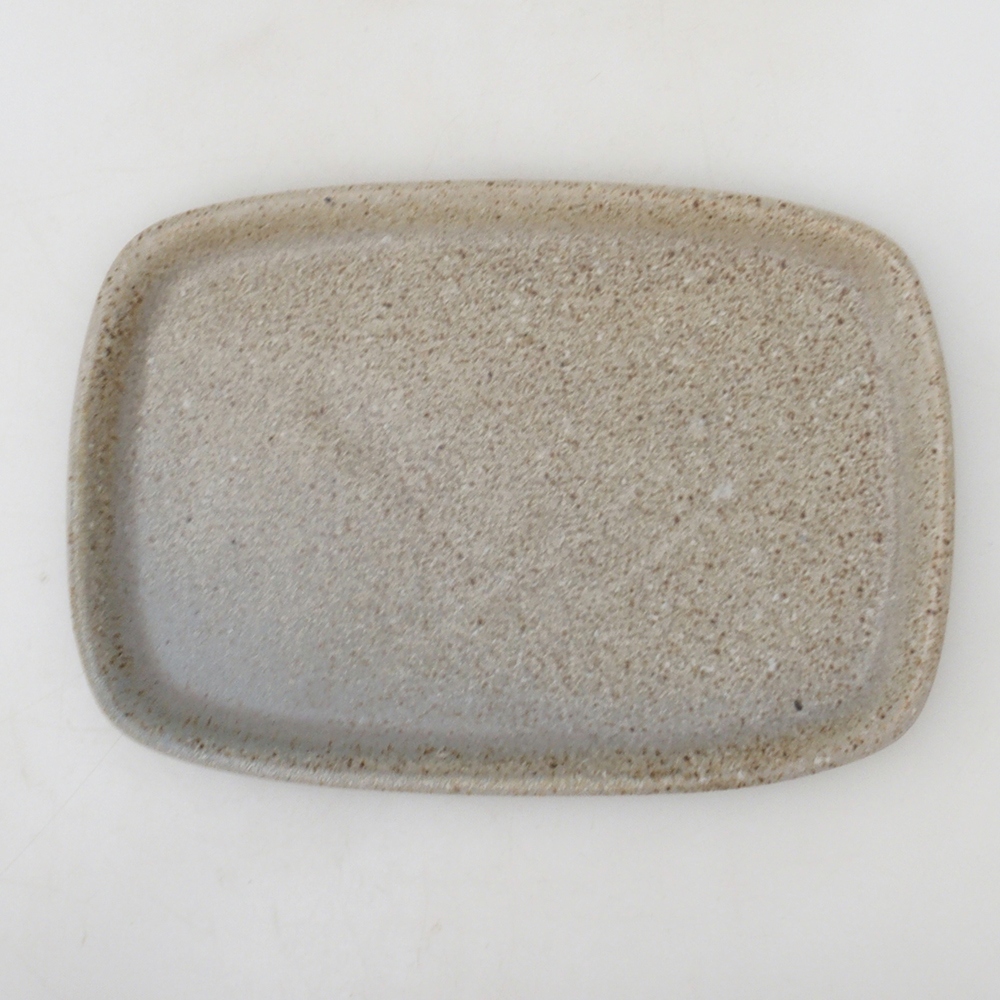 Bonsai-Schale + Unterschale H08 – 25 x 19,5 x 6 cm. – beige