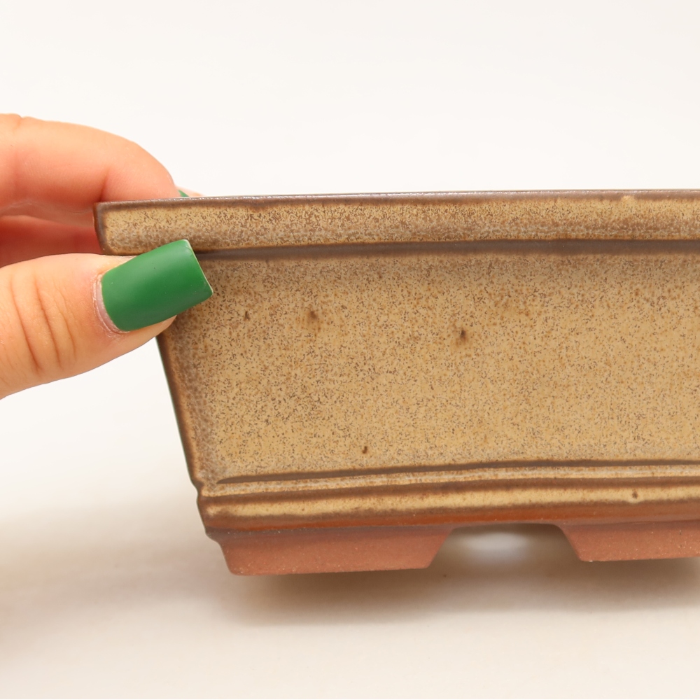 Keramikschale  14,5 x 12,5 x 7 cm, Farbe: Beige