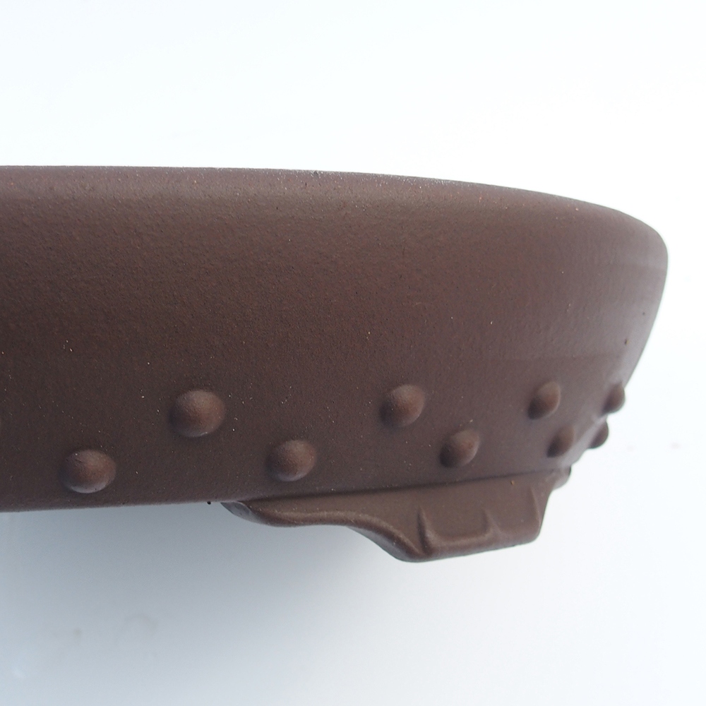 Schale 31 x 24 x 6,5 cm braun