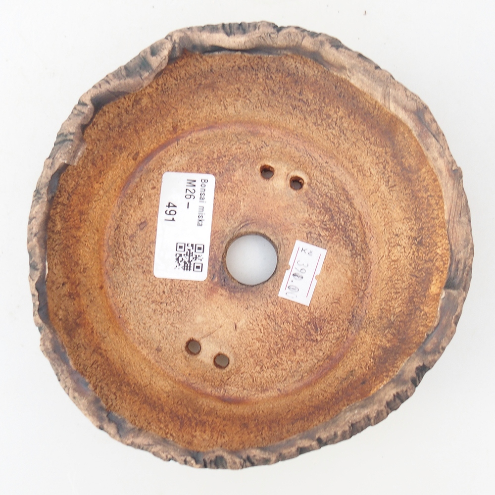 Bonsaischale aus Keramik 14 x 14 x 5 cm, grün