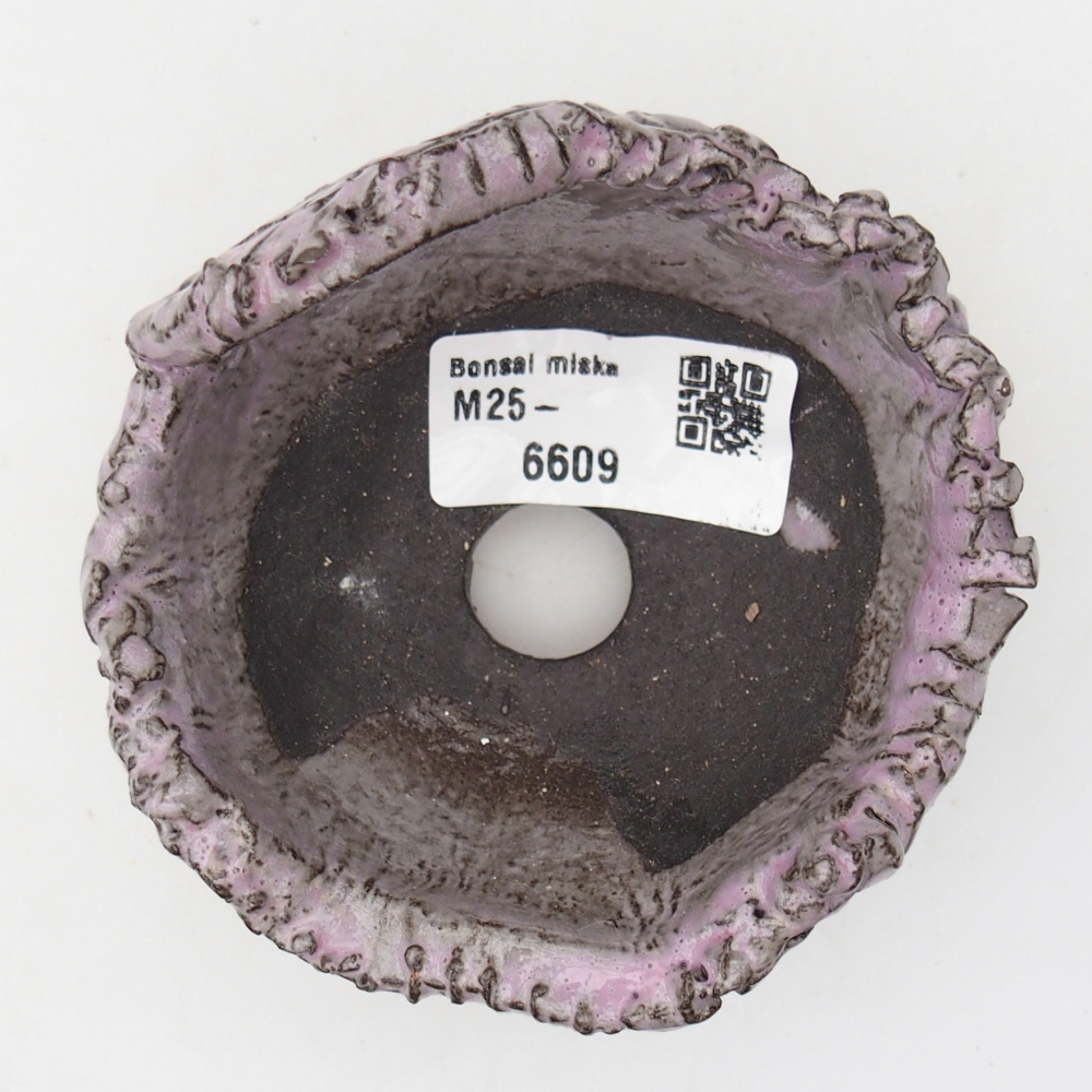 Keramikschale 9 x 8 x 6,5 cm , Farbe lila