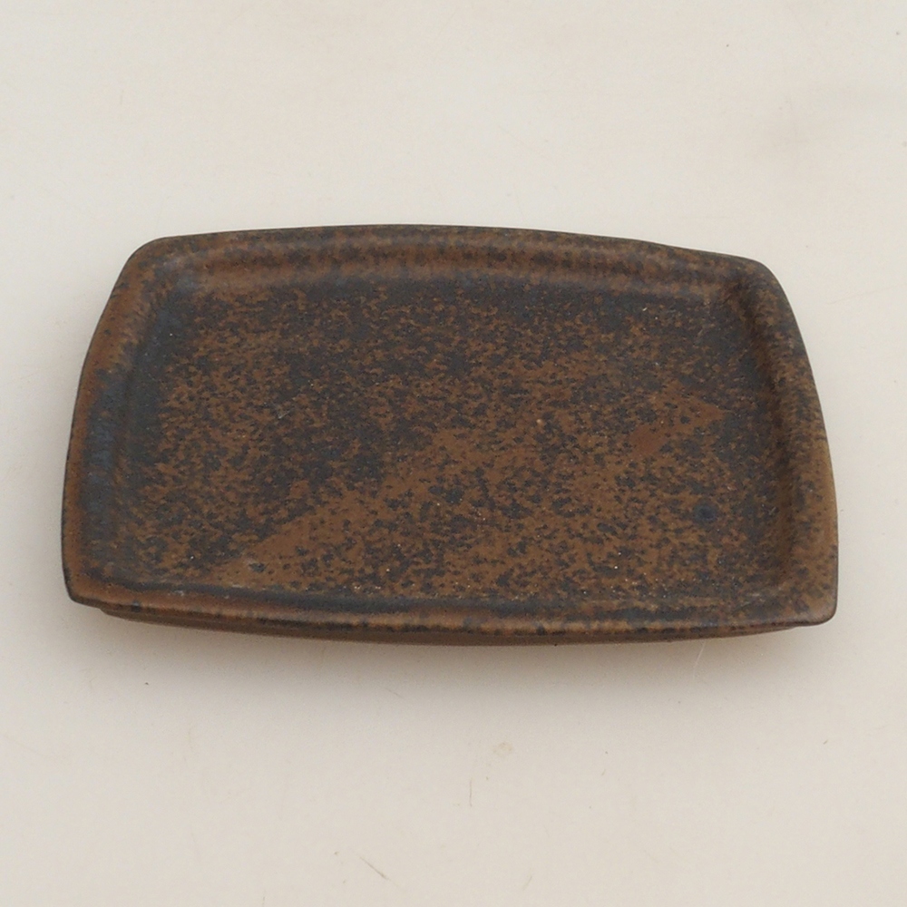 Keramikschale H11 – 11,5 x 9,5 x 1 cm – braun