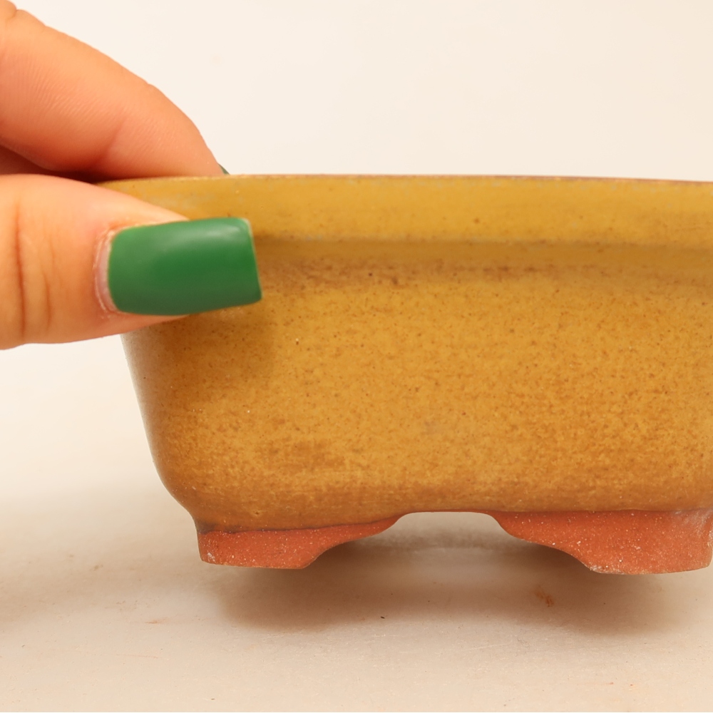 Keramikschale  12 x 12 x 5 cm, Farbe: Gelb