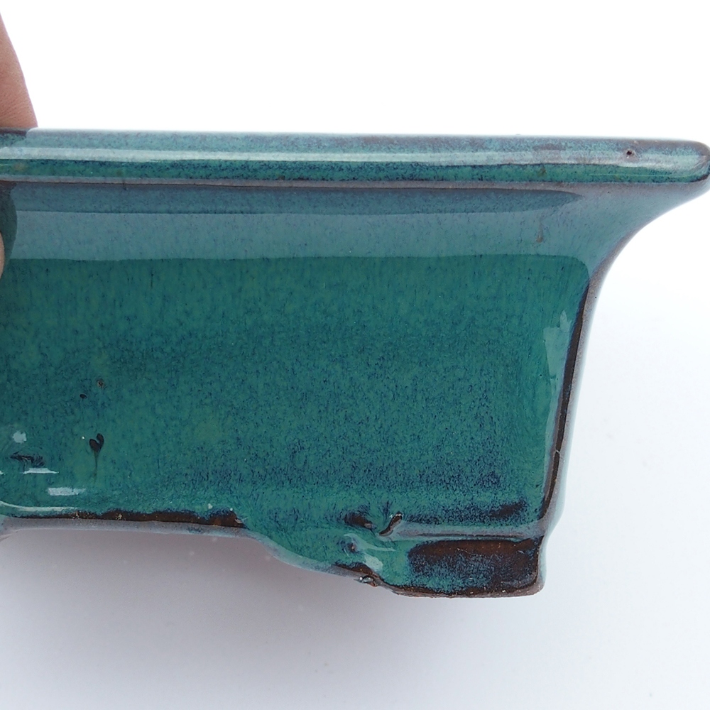 Schale 20 x 16,5 x 8 cm blau-grün