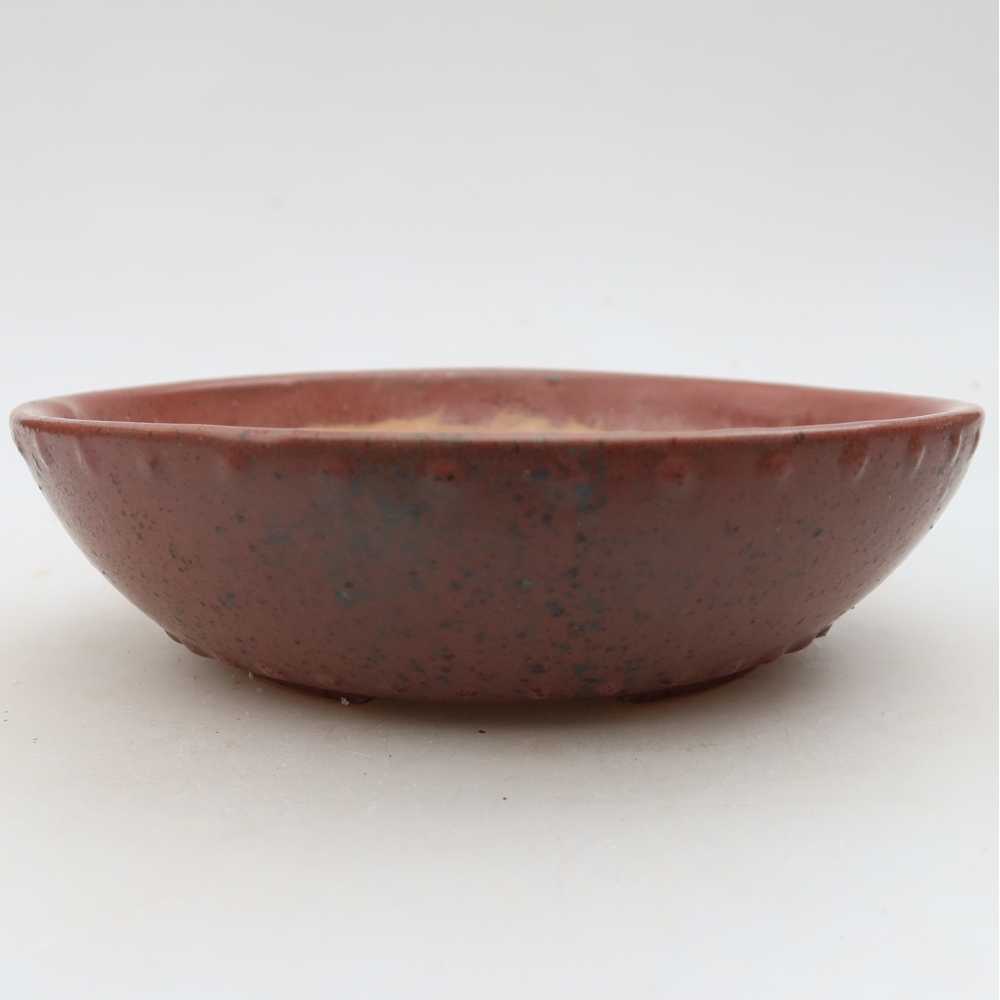 Bonsaischale aus Keramik 17,5 x 17,5 x 5 cm, rosa
