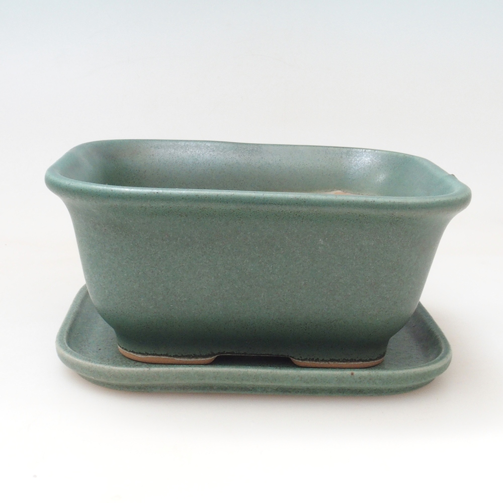 Bonsai-Schale + Untertasse H01 – 12 x 9 x 5 cm