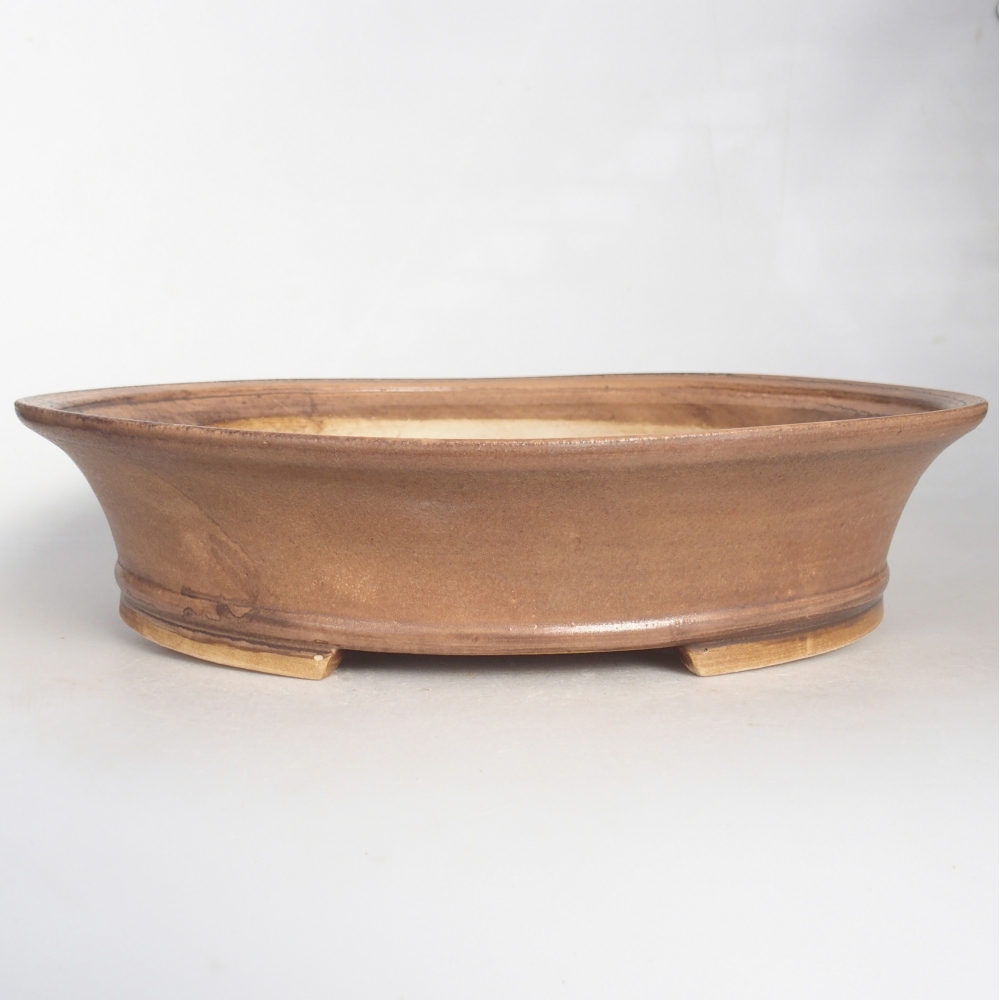 Bonsaischale aus Keramik 32 x 29 x 7 cm, rosa