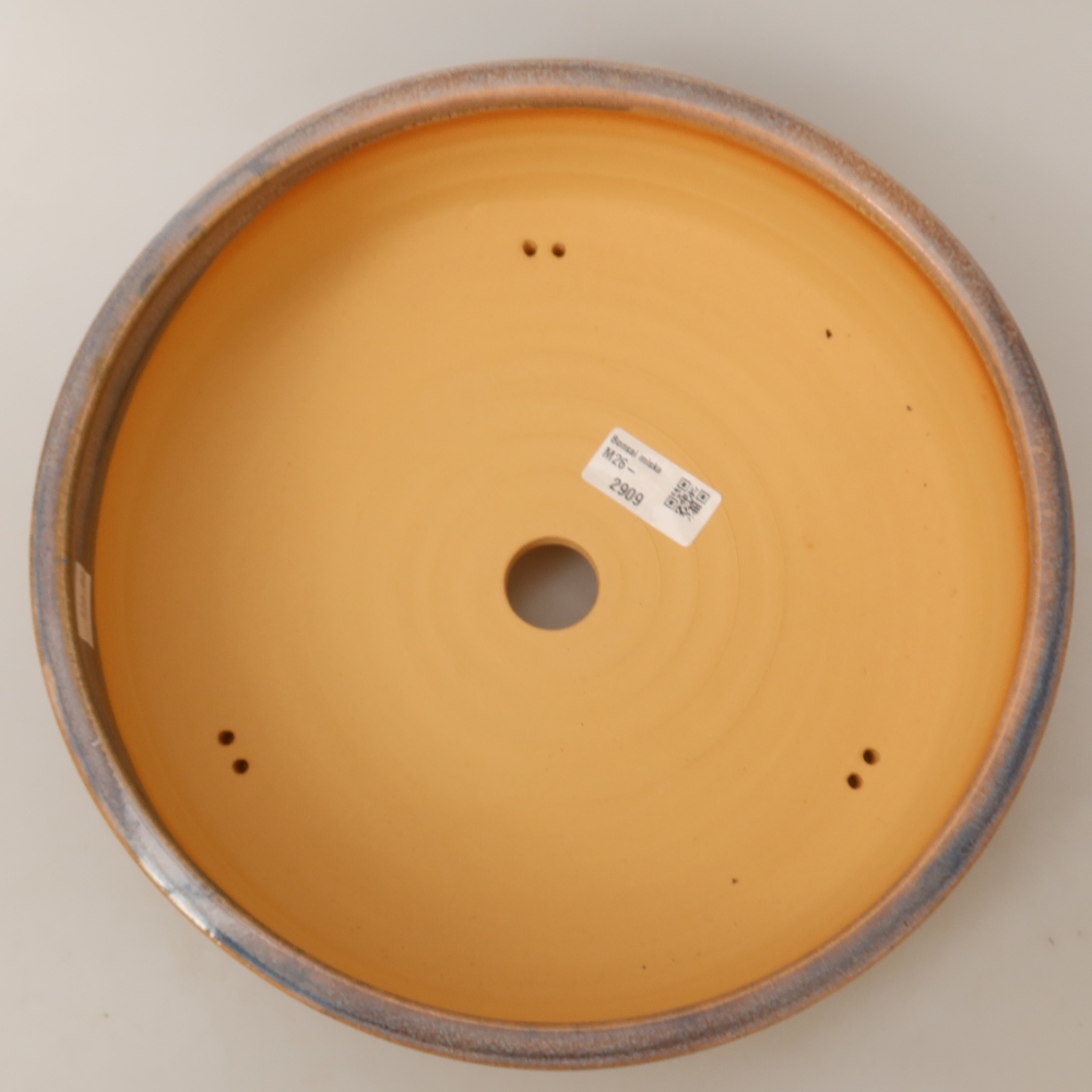 Keramik-Bonsai-Schale 28 x 28 x 8 cm, Farbe: Blau