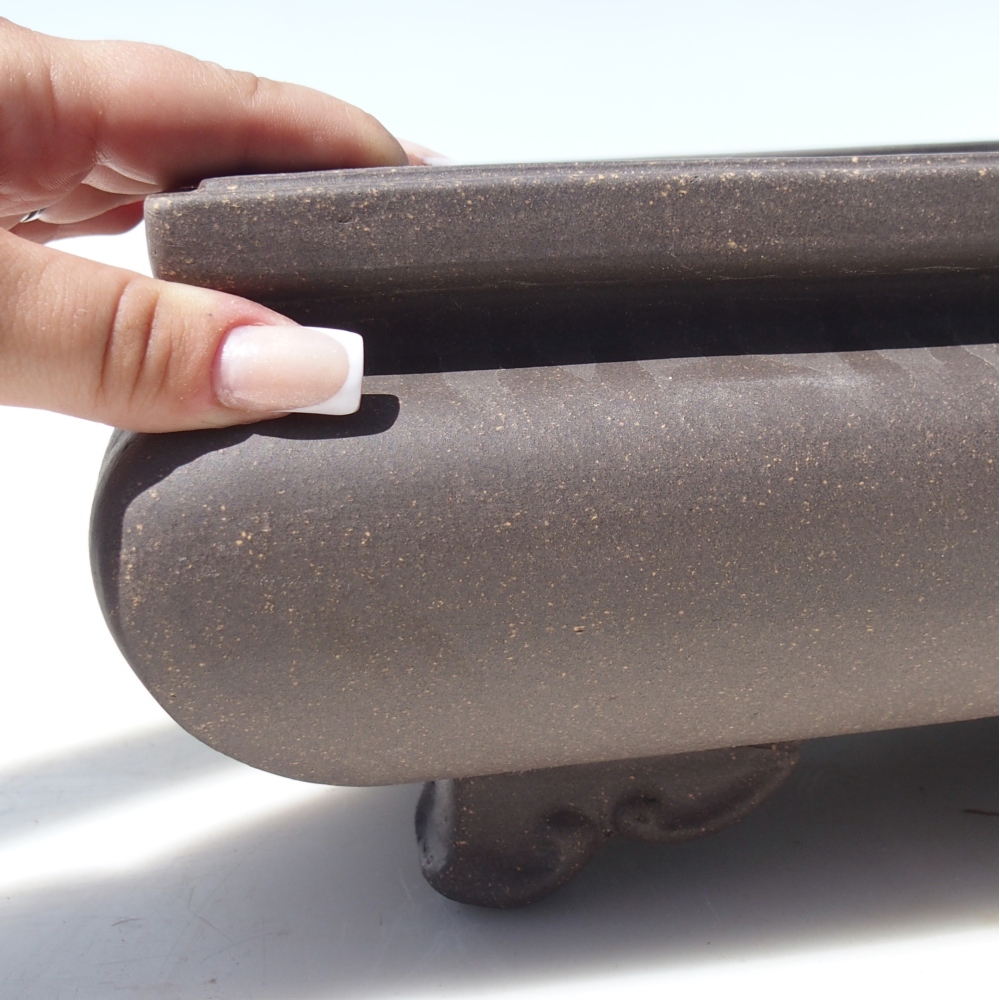Schale 31 x 31 x 13 cm grau