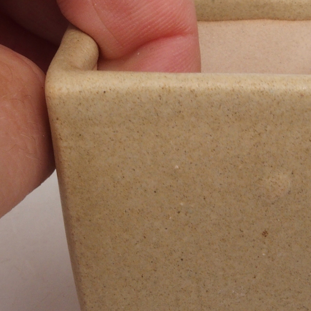 Mini-Bonsaischale 5 x 5 x 5  cm, Farbe braun