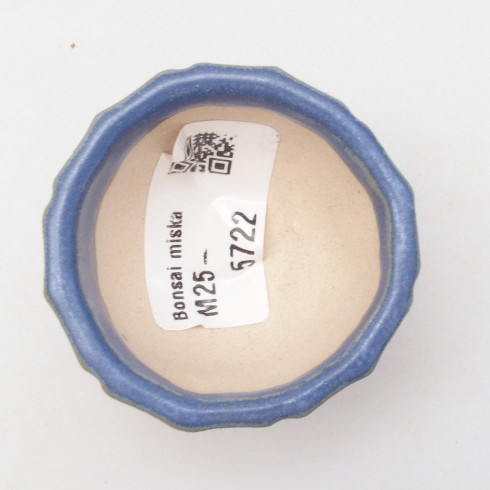 Mini-Bonsaischale 5 x 5 x 3 cm, Farbe blau