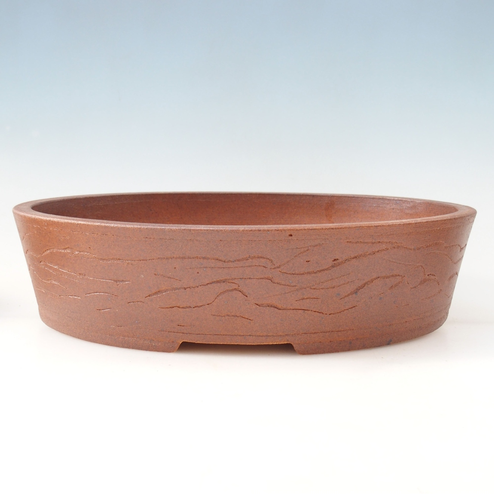 Bonsaischale 34 x 26 x 8 cm , Farbe braun