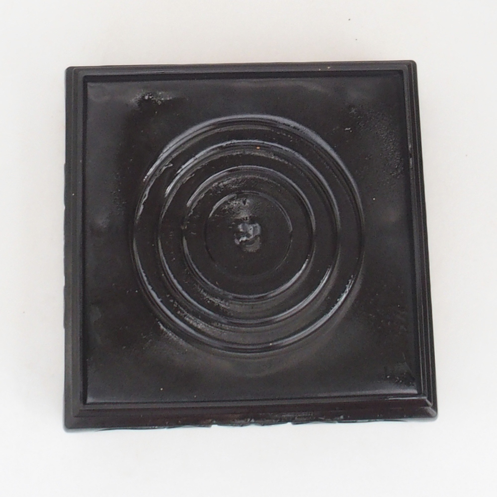 Bonsaitisch Kunststoff Quadratischer 14,5 x 14,5 x 5  cm, Farbe schwarz